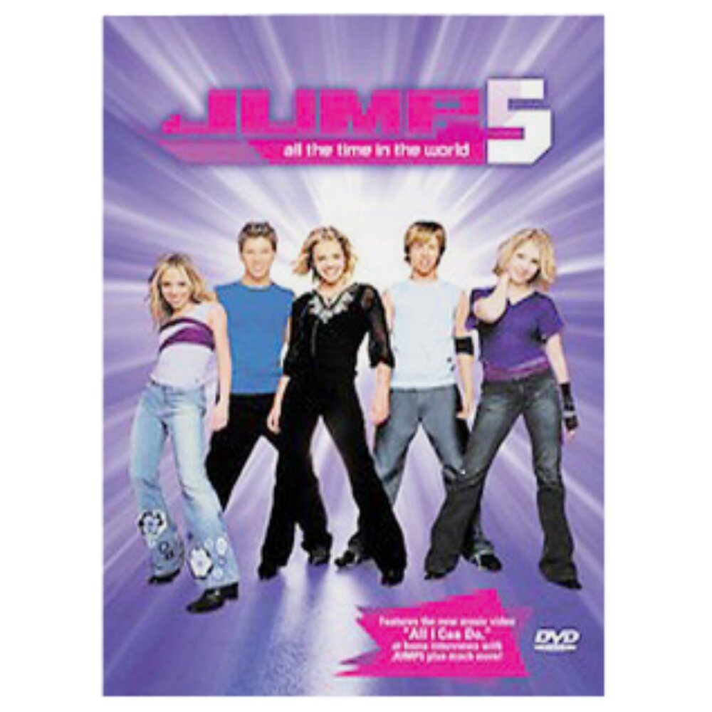 Jump 5 All the time in the world Music DVD & VIDEO COLLECTIBLE DISCONTINUED